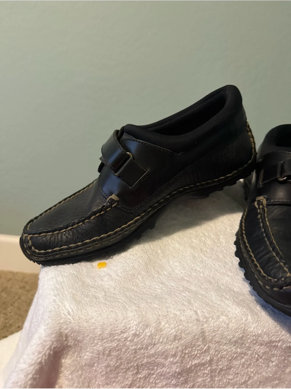 HS Trask Leather Driving Moc Loafer. Sz 12